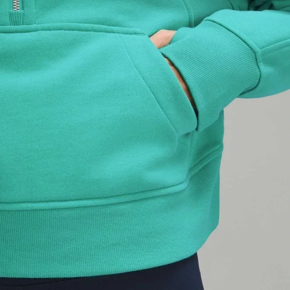lululemon athletica Teal Half-Zip Sweatshirt - Picture 5 of 11